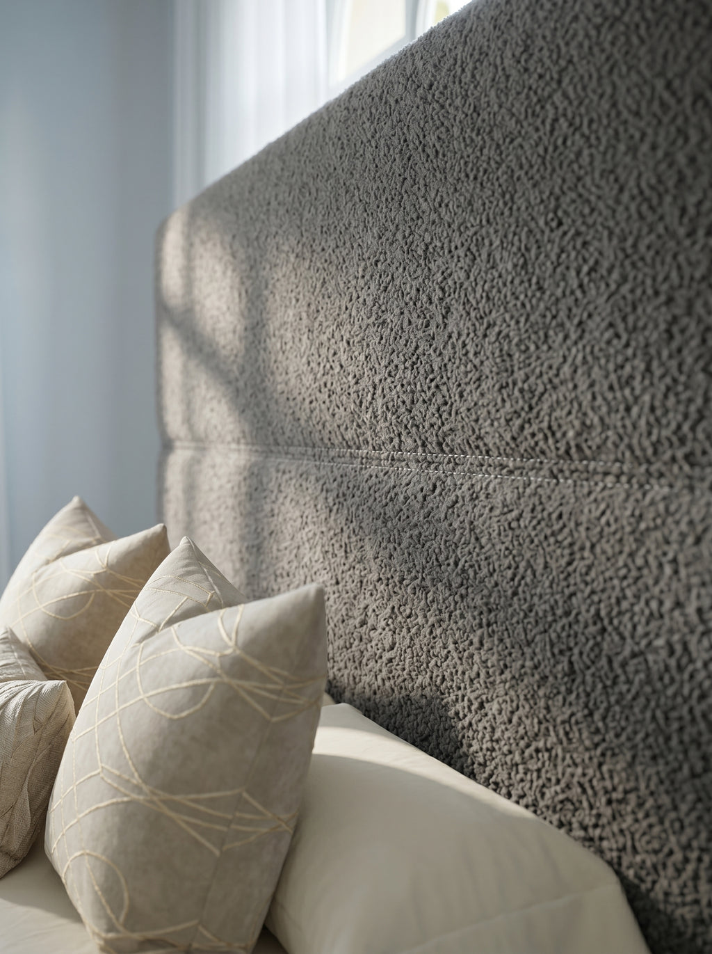 Cloud Bouclé Luxury Bed Frame