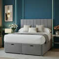 ottoman divan bed, memory orthopaedic mattress, silk pocket sprung, underbed storage, British craftsmanship, gas lift bed, luxury bedroom furniture, medium firm mattress, vegan mattress, customisable bed