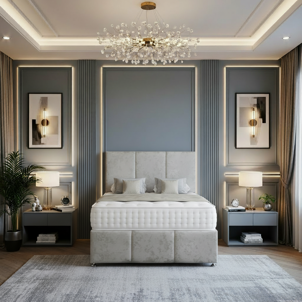 ash divan bed, luxury divan bed uk, storage divan bed frame, upholstered divan bed, pocket sprung mattress bed, memory foam divan bed, handmade uk bed frame, modern bedroom divan bed, storage bed with drawers, premium upholstered bed