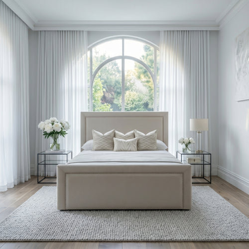 Arezzo Studded Upholstered Bed