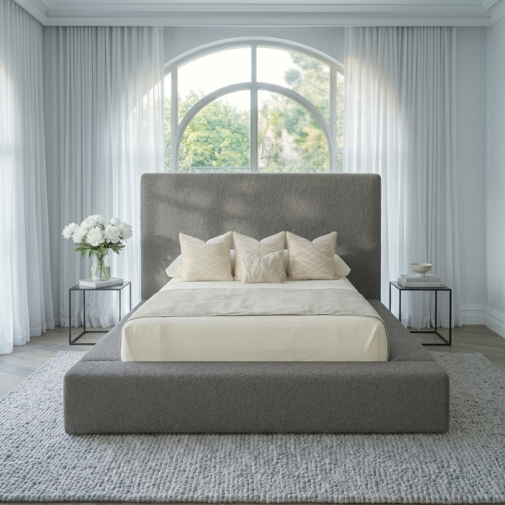 Cloud Bouclé Luxury Bed Frame