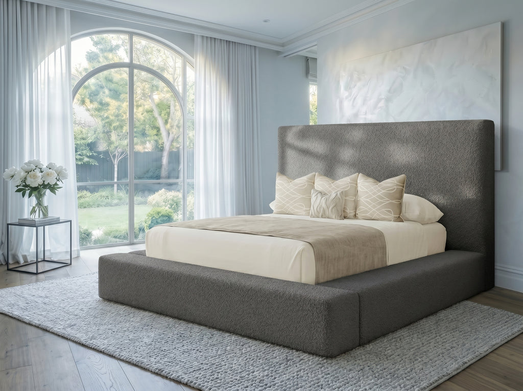 Cloud Bouclé Luxury Bed Frame