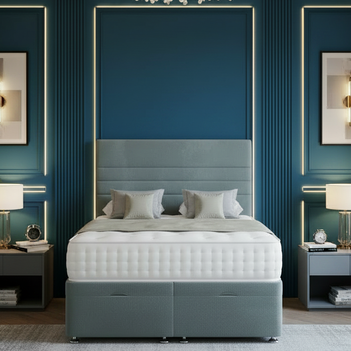 Drake Ottoman Wing Divan Bed