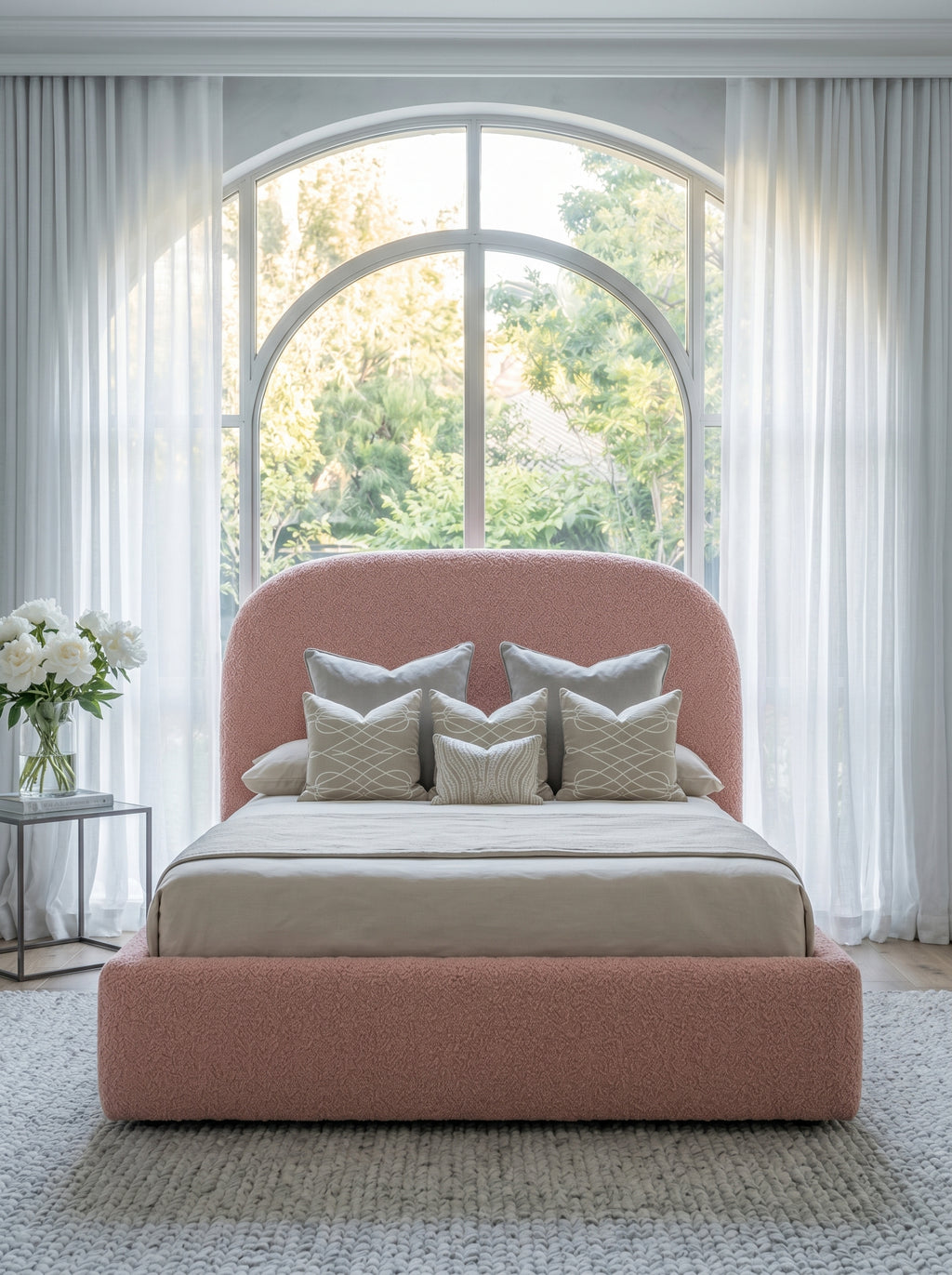 Milo Curved Luxury Bed Frame