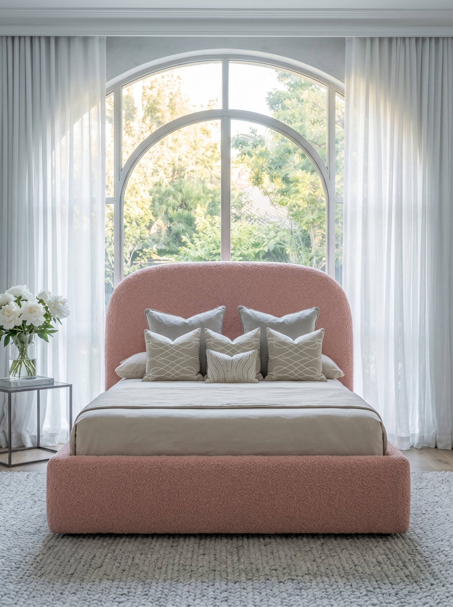 Milo Curved Luxury Bed Frame
