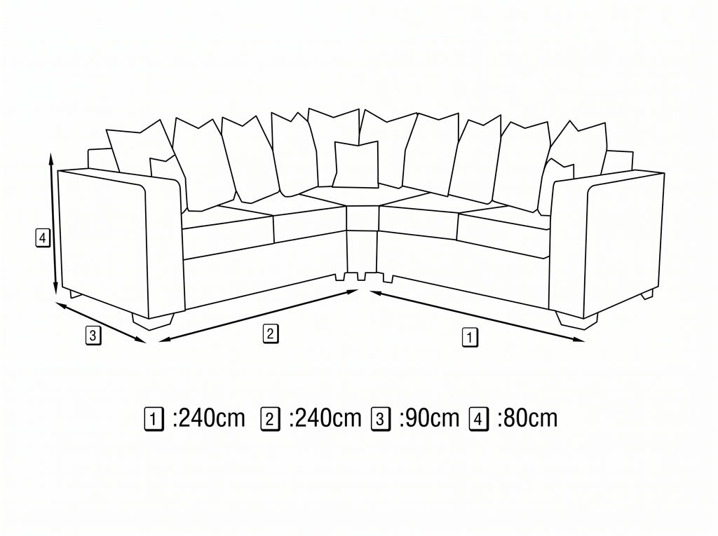 The Verona Chrome Sofa