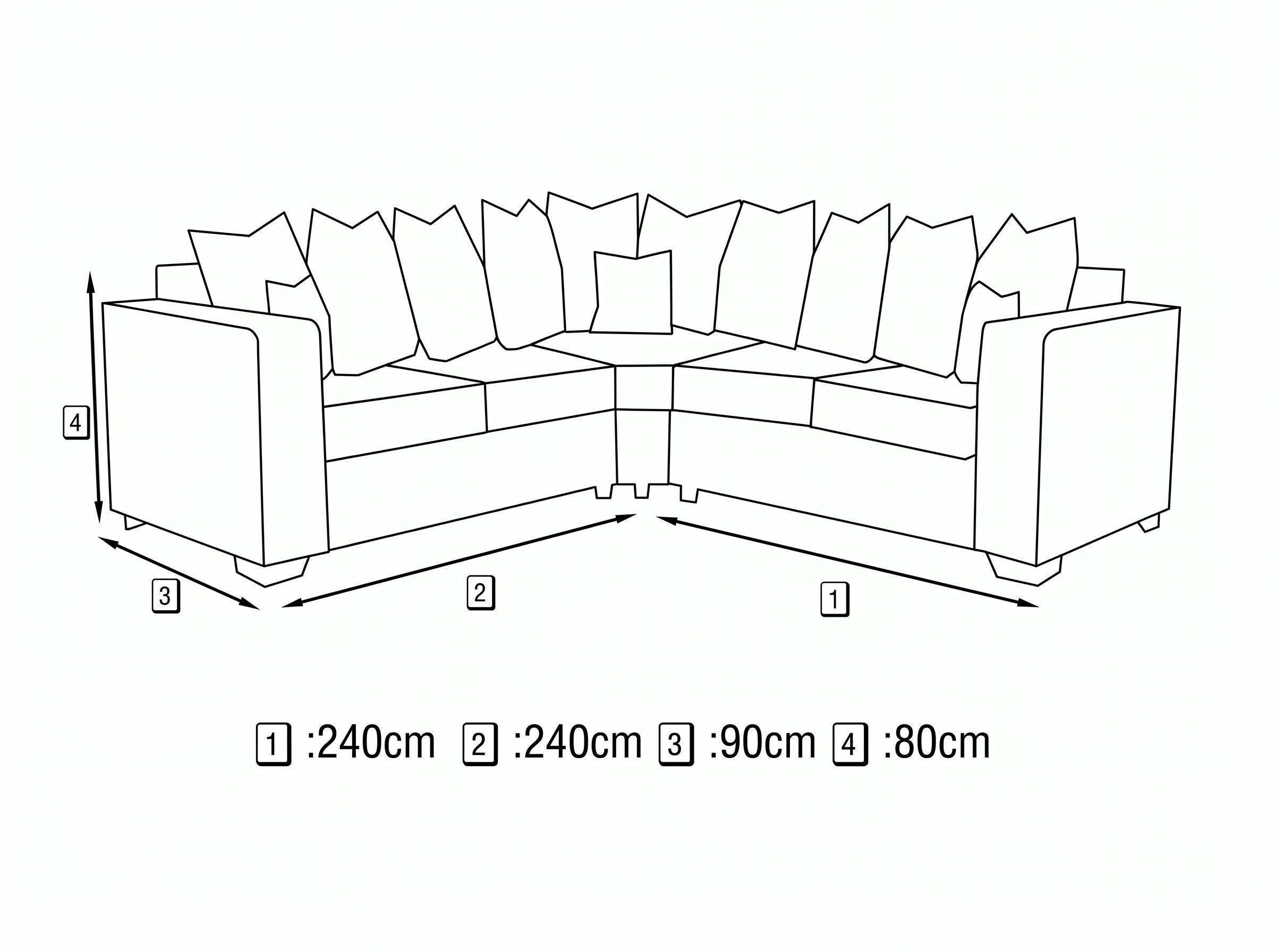 The Verona Chrome Sofa