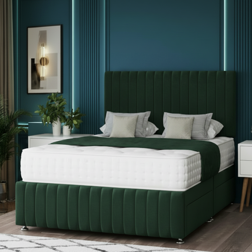 coco divan bed, storage divan bed, luxury divan bed, fabric divan bed, pocket sprung mattress, memory foam mattress, handmade uk bed, modern bedroom bed, upholstered divan bed, bedroom storage bed