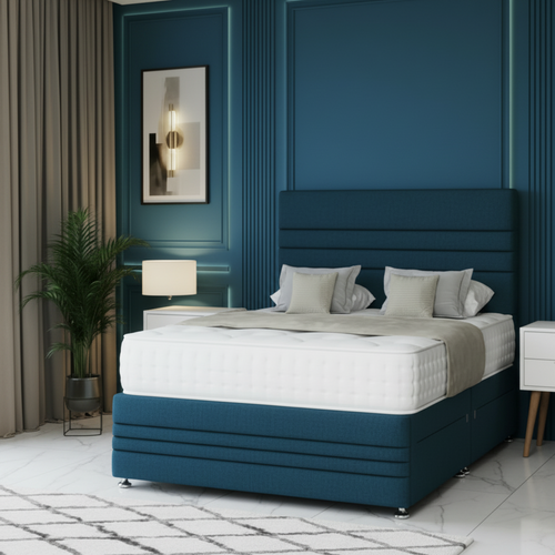 lincoln divan bed, storage divan bed, luxury divan bed, fabric divan bed, pocket sprung mattress, memory foam mattress, handmade uk bed, modern bedroom bed, upholstered divan bed, bedroom storage bed