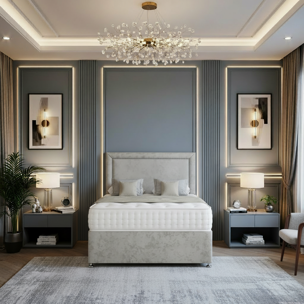 Luxury Seoul Wing Beading Bed bedclub