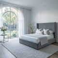 Jane Wingback Velvet Bed Frame