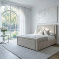 Hannah Studded Upholstered Bed Frame