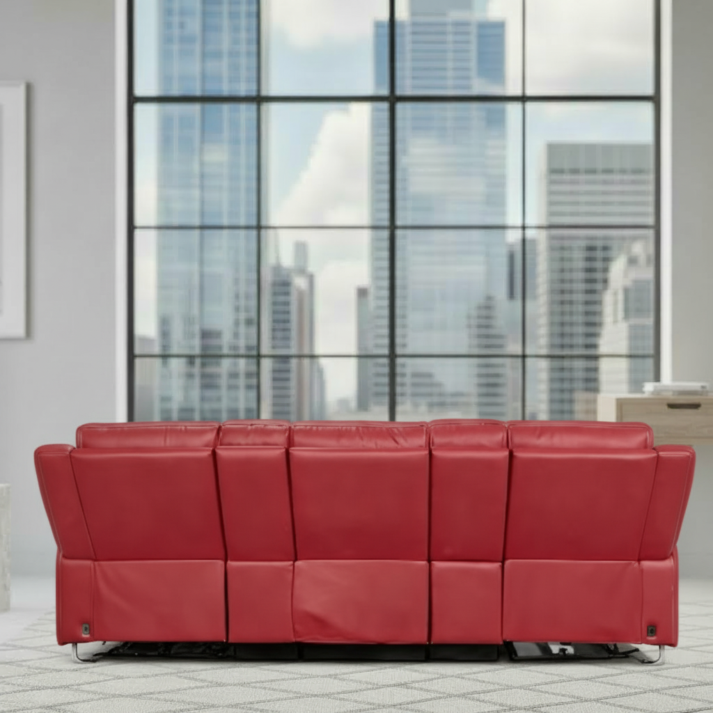 Scarlet Red Luxury Cinema Recliner