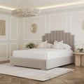 Skyline Elegant Bouclé Upholstered Bed