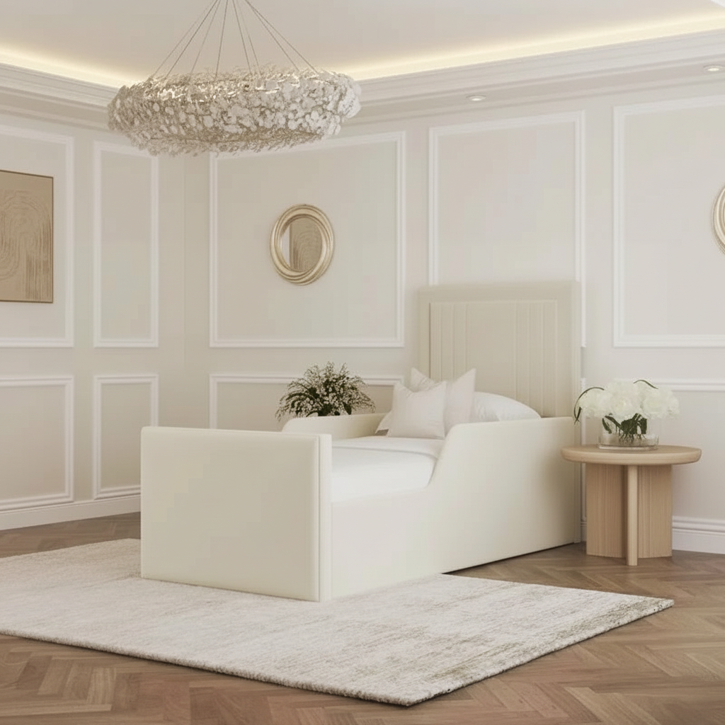 Snugsy Kids Sleek Upholstered Bed