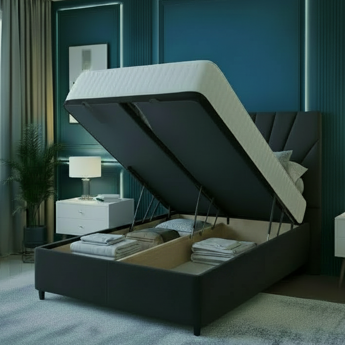 Cherry Ottoman Divan Bed