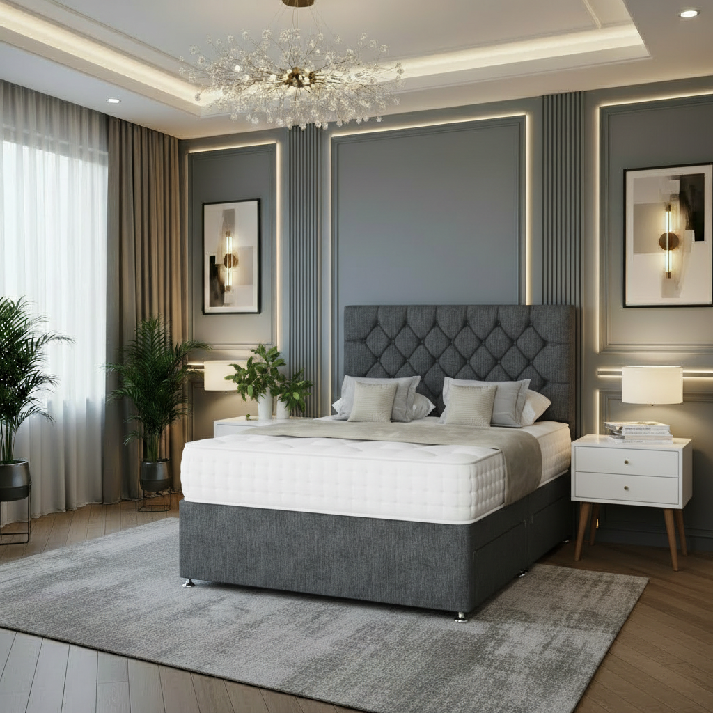 Elsa Divan Bed With Storage