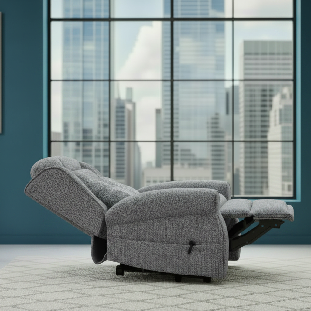 Luxury Chenille Power Recliner Relax Chair