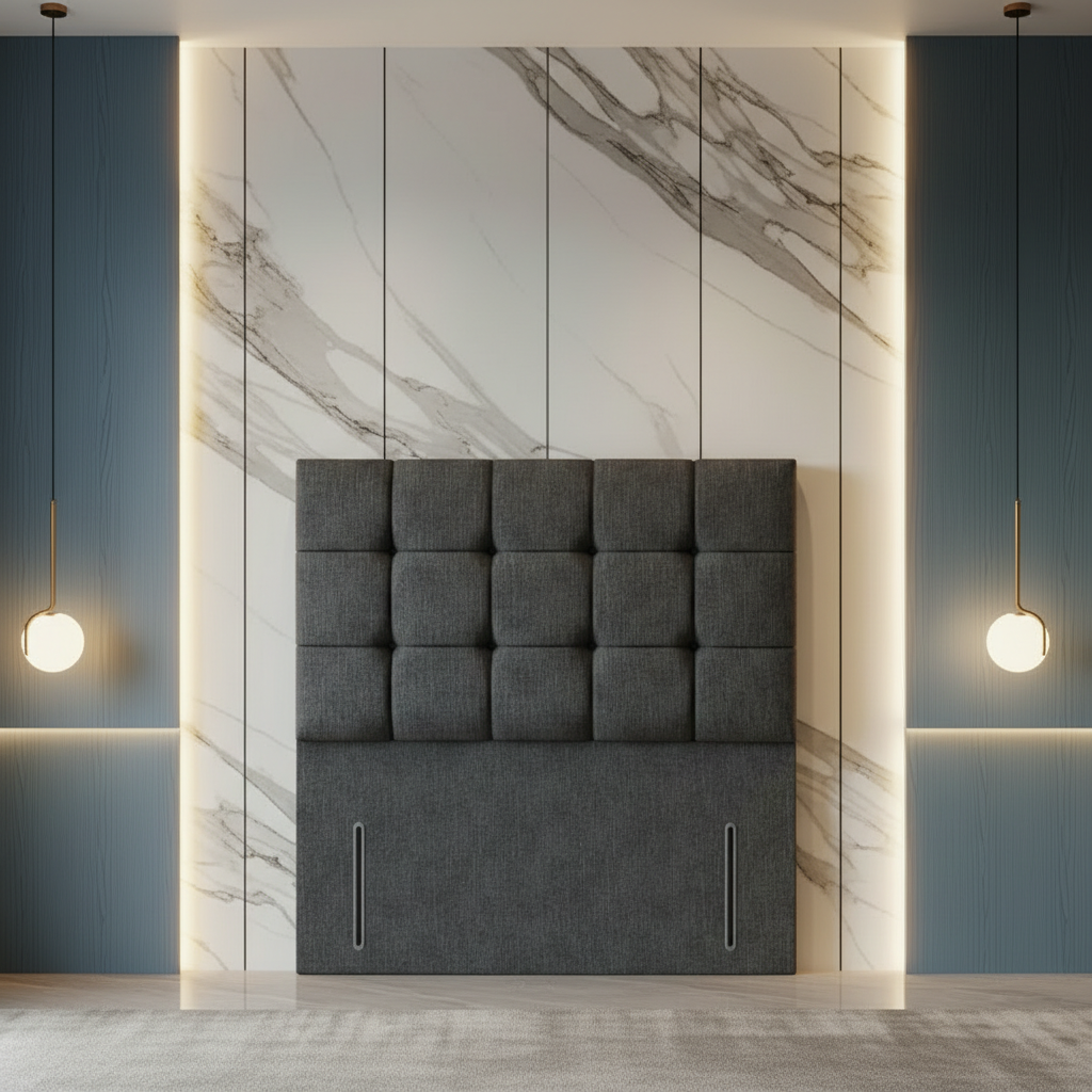 Modern Springfield Cube Panel Headboard