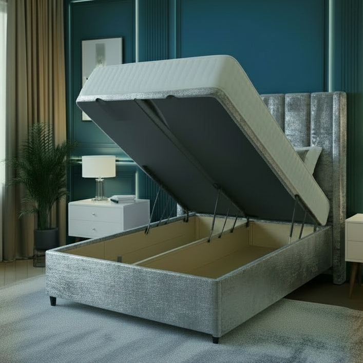 Lancelot Ottoman Wing Divan Bed
