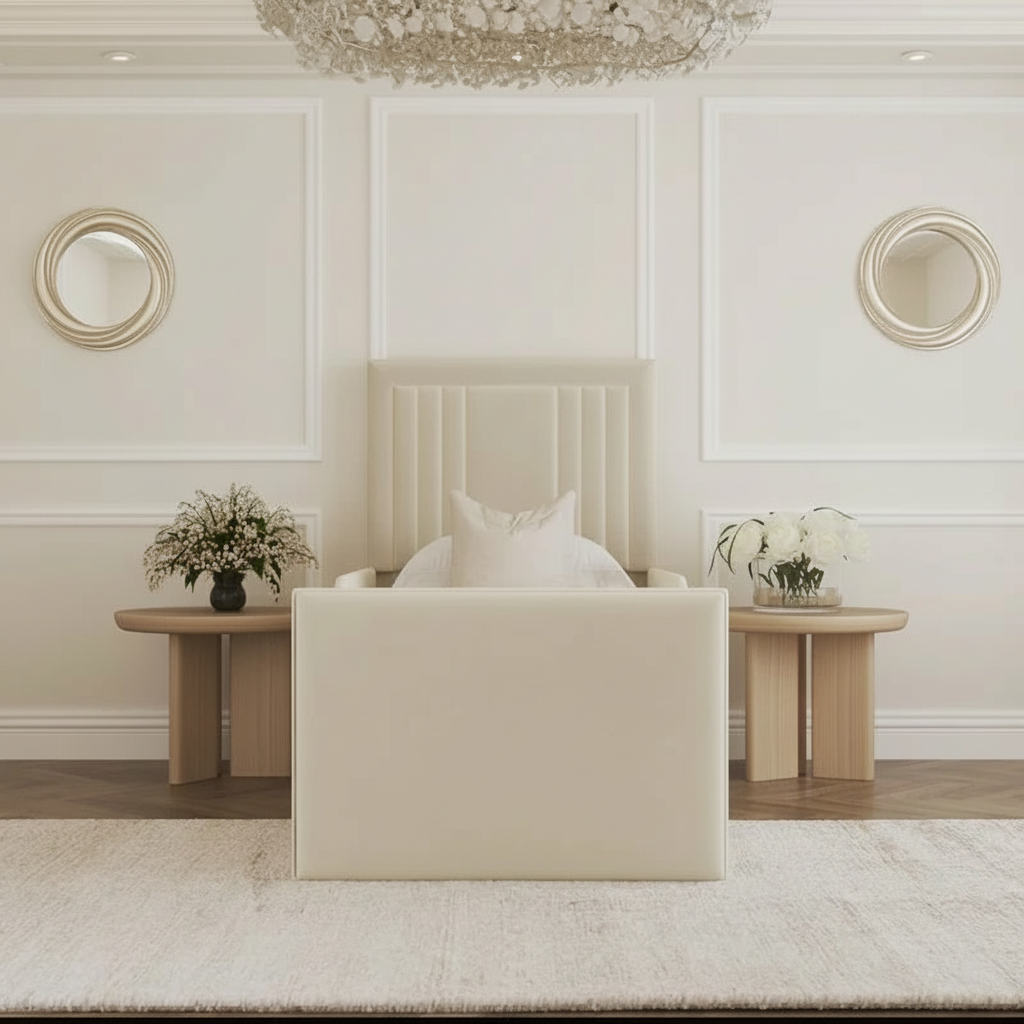 Snugsy Kids Sleek Upholstered Bed