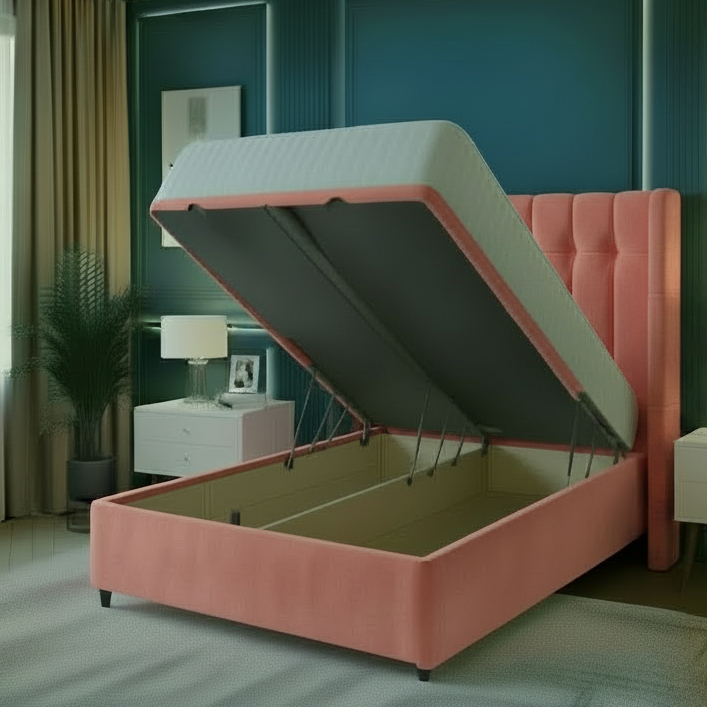 Pluto Ottoman Wing Divan Bed
