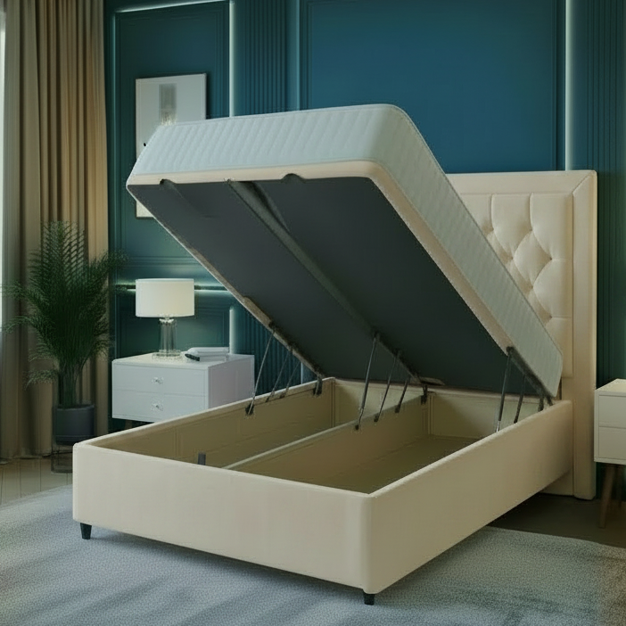 Marvel Ottoman Wing Divan Bed
