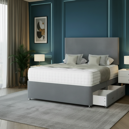 Amsterdam Contemporary Upholstered Divan Bed Design