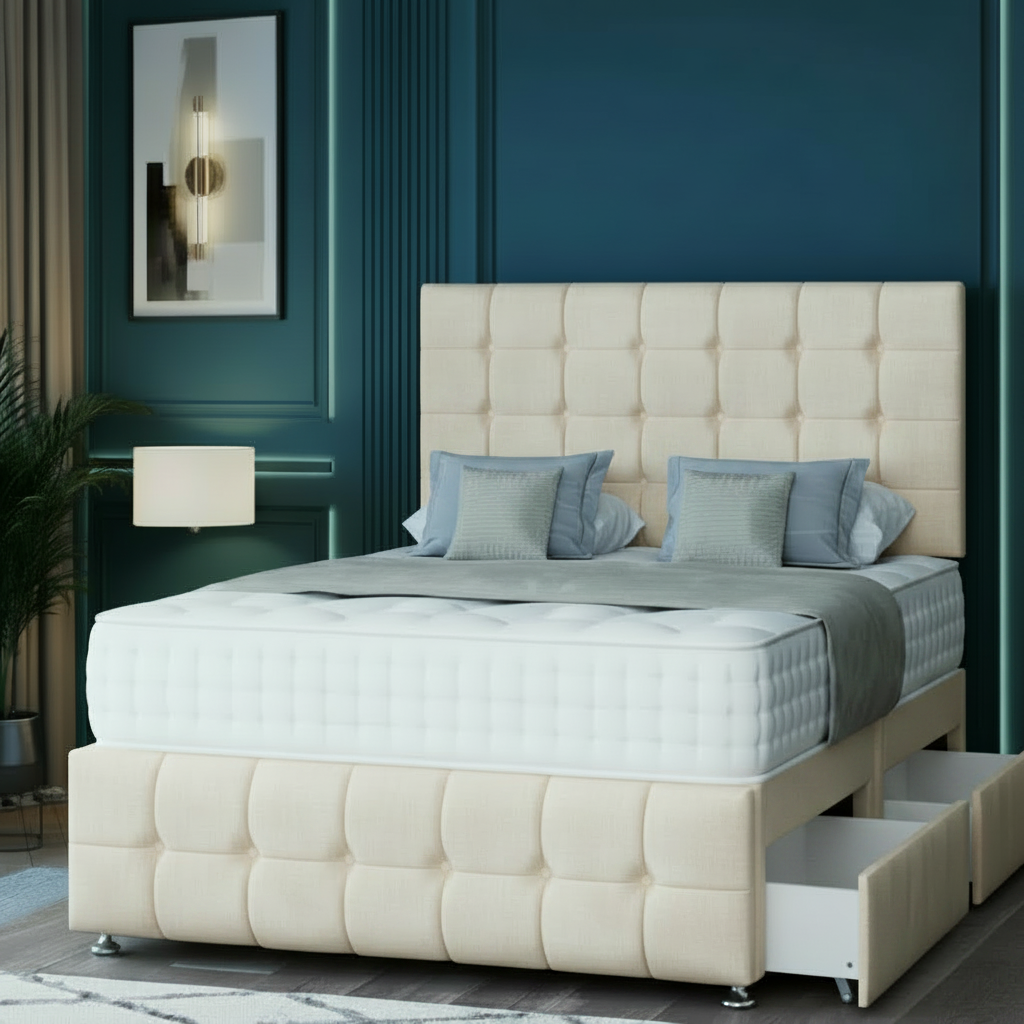 Rome Royale Plush Storage Divan Bed