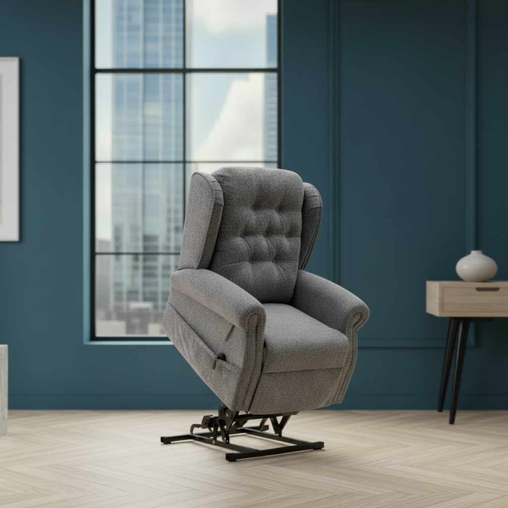 Luxury Chenille Power Recliner Relax Chair
