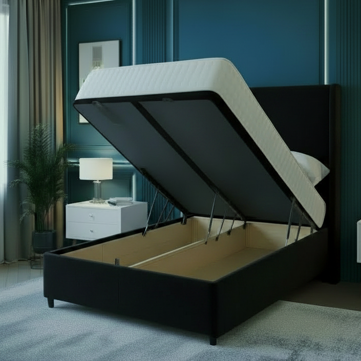 Heather Ottoman Wing Divan Bed