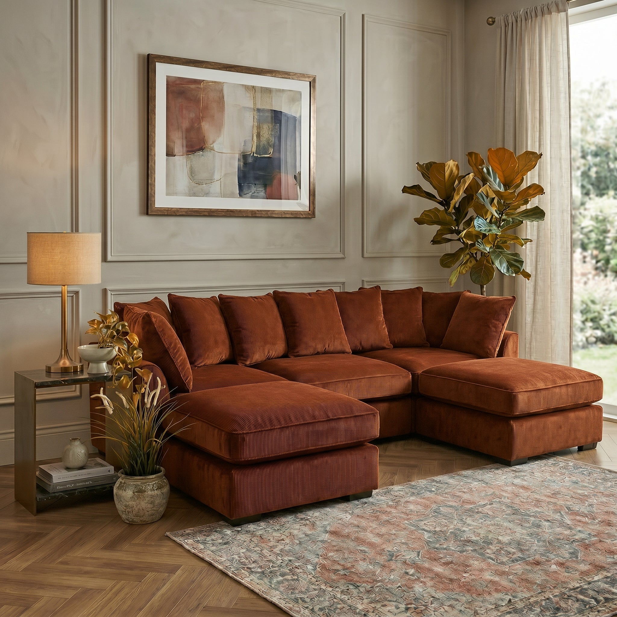 The BISHOPE  U-Shaped Sofa