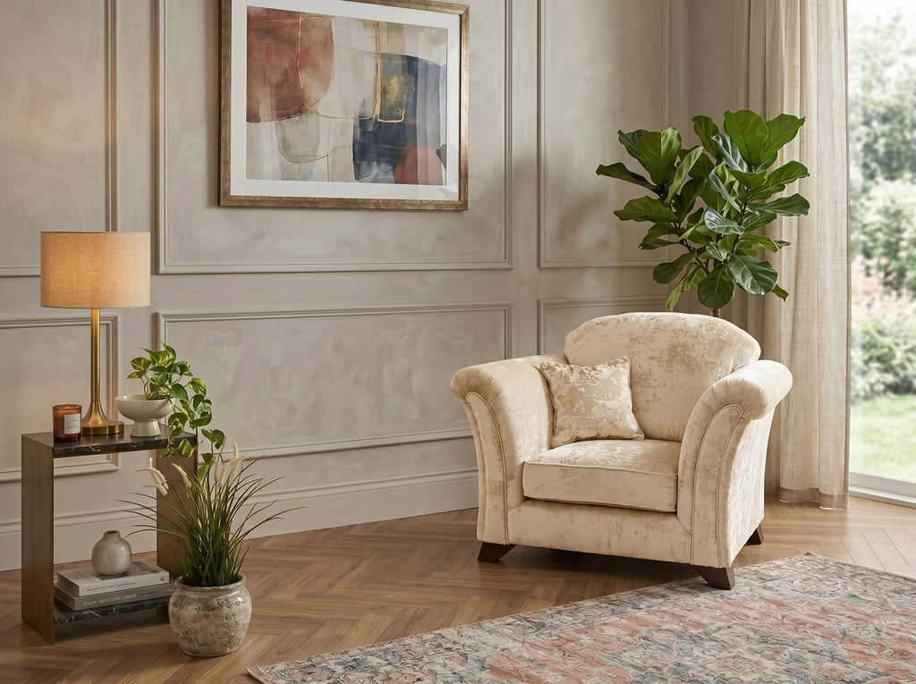 Harrison Luxury Sofa with Custom Size & Premium Fabric Options