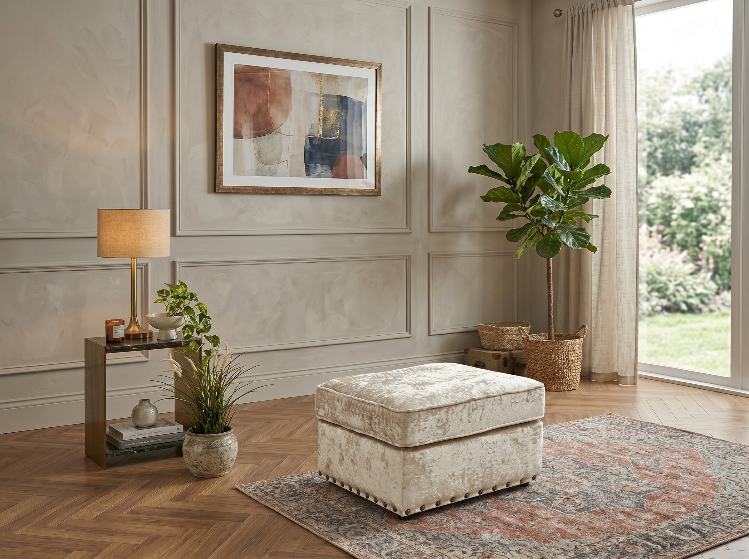 Harrison Luxury Sofa with Custom Size & Premium Fabric Options