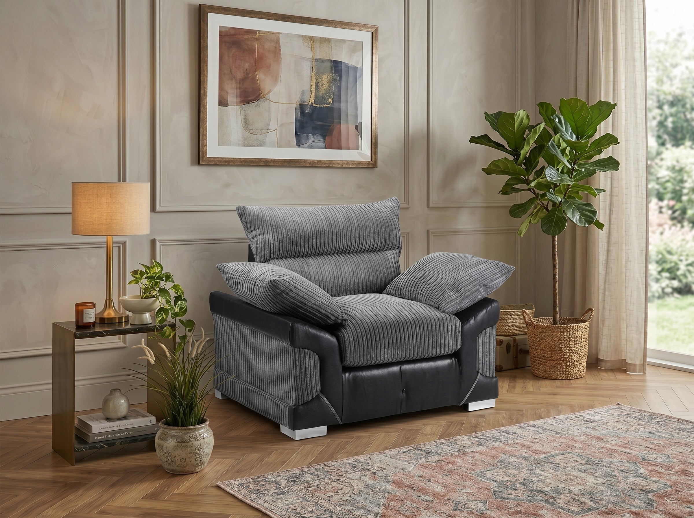Dino Luxury Sofa with Custom Size & Premium Fabric Options