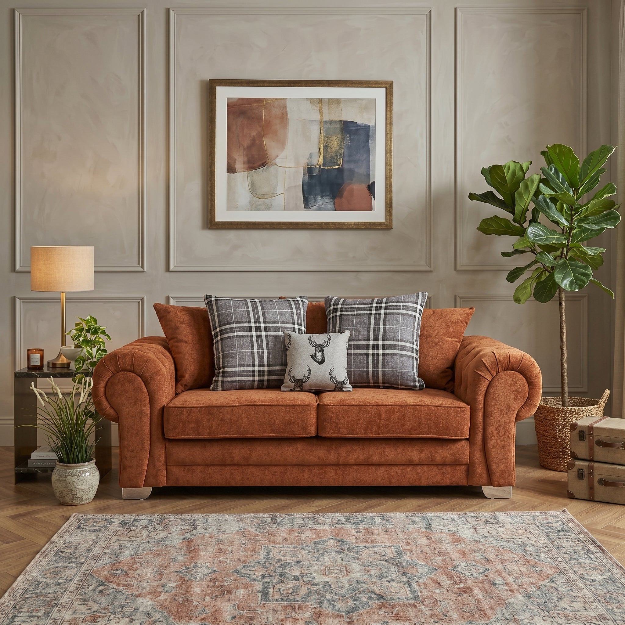The Verona Chrome Sofa
