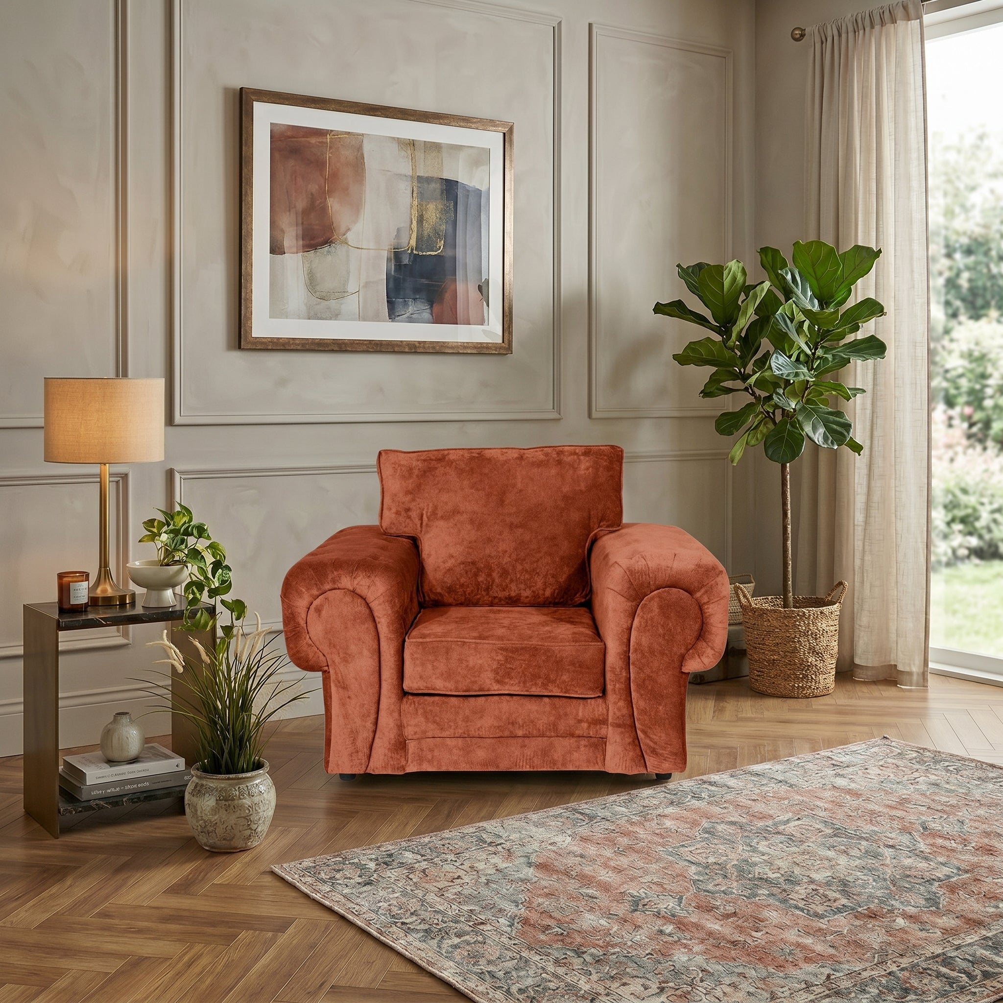 The Verona Chrome Sofa