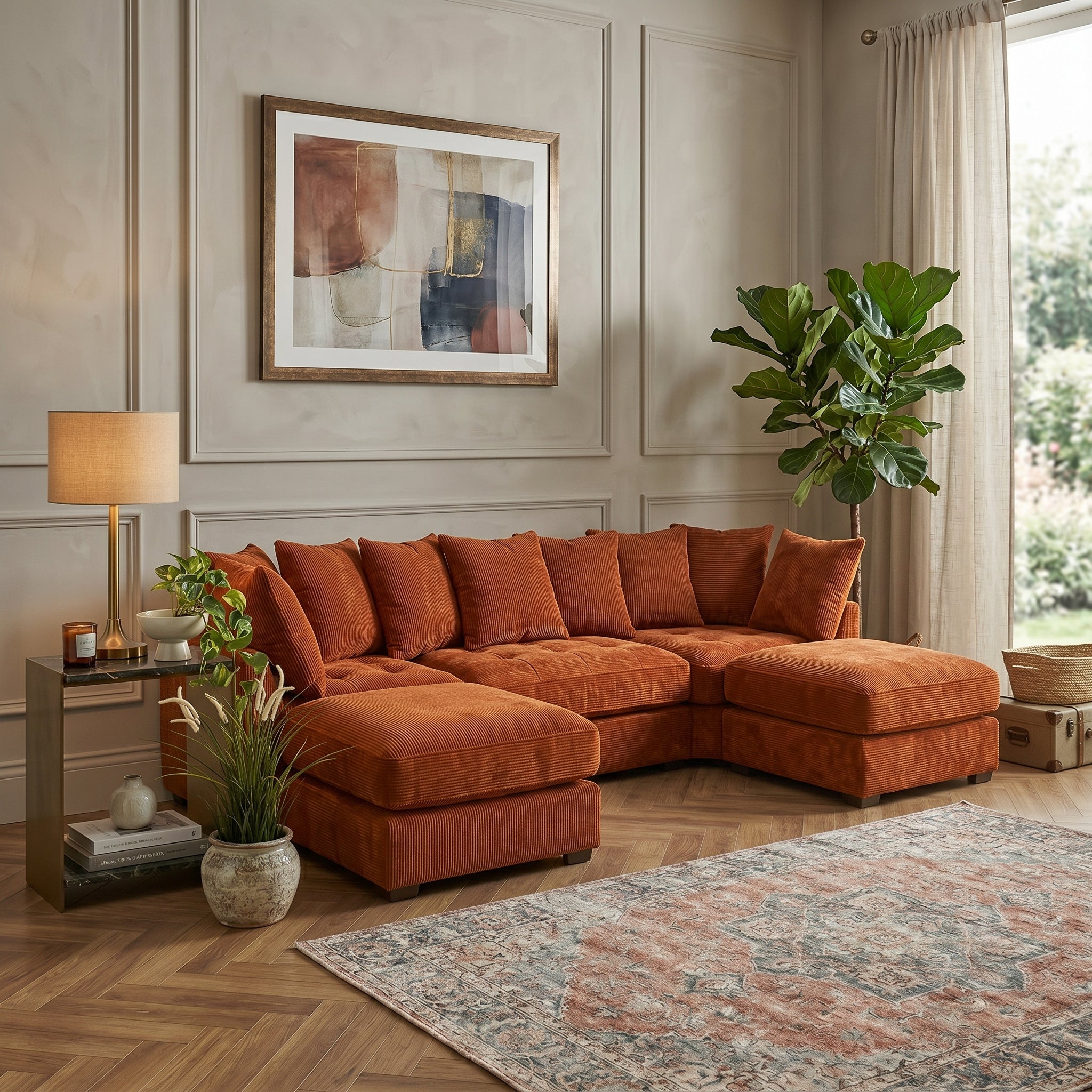 The BISHOPE  U-Shaped Sofa