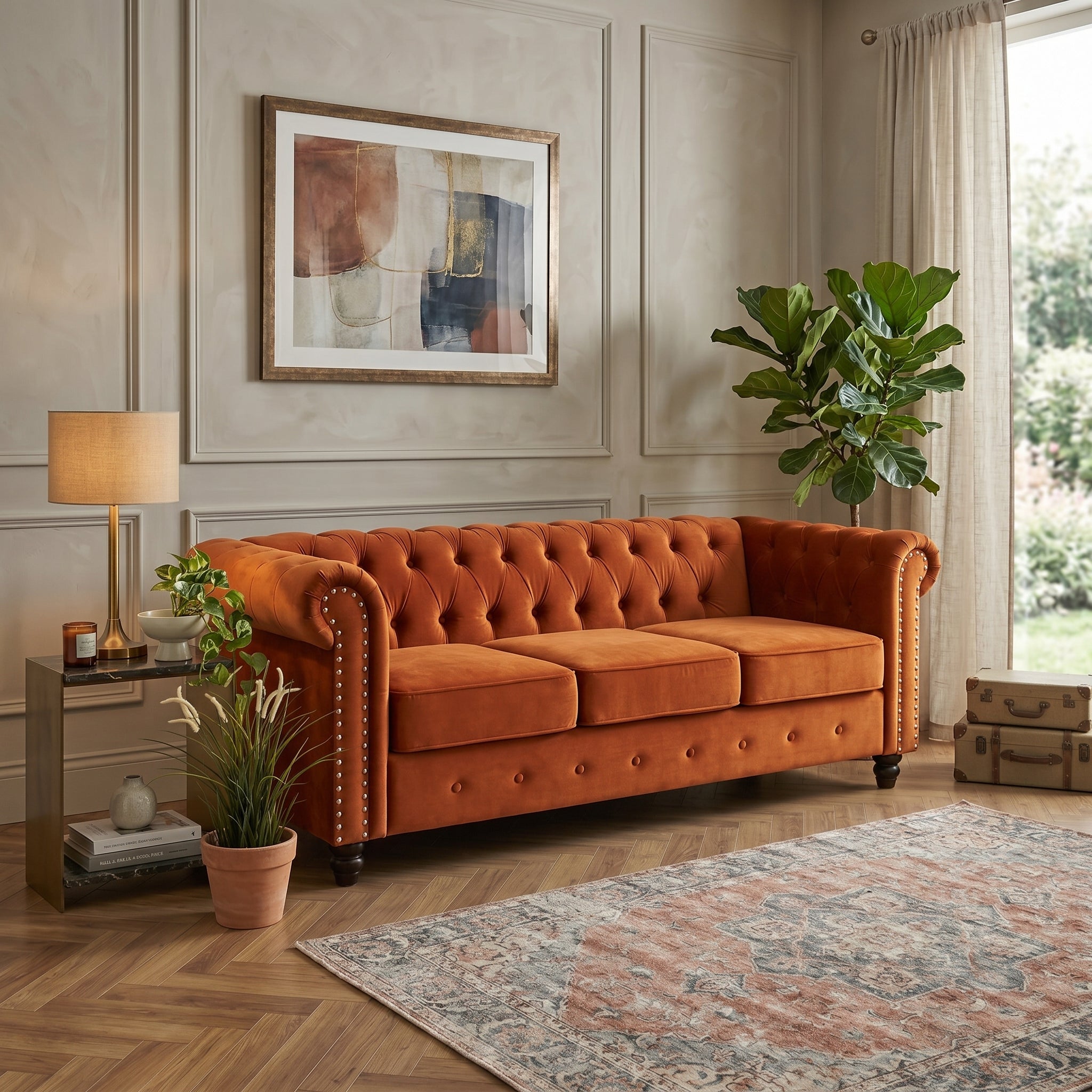 The OLYMPIA CHESTERFIELD Corner Sofa