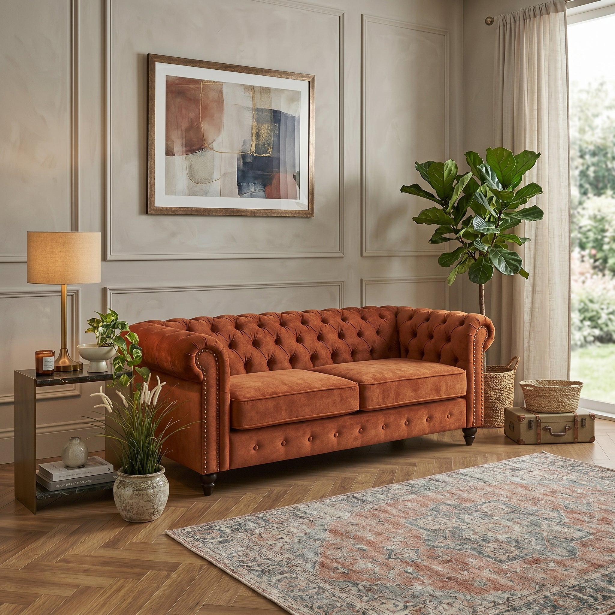 The OLYMPIA CHESTERFIELD Corner Sofa