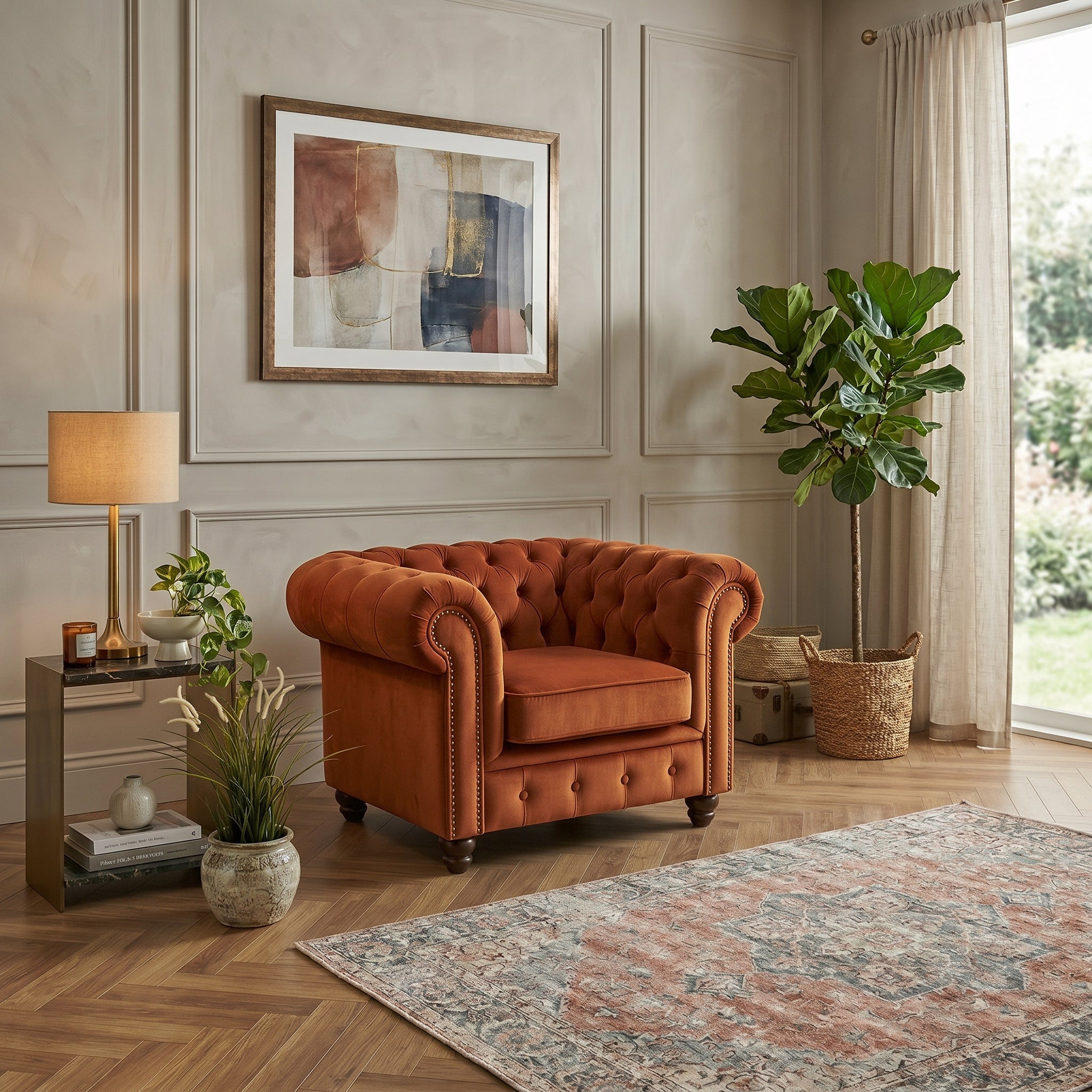 The OLYMPIA CHESTERFIELD Corner Sofa