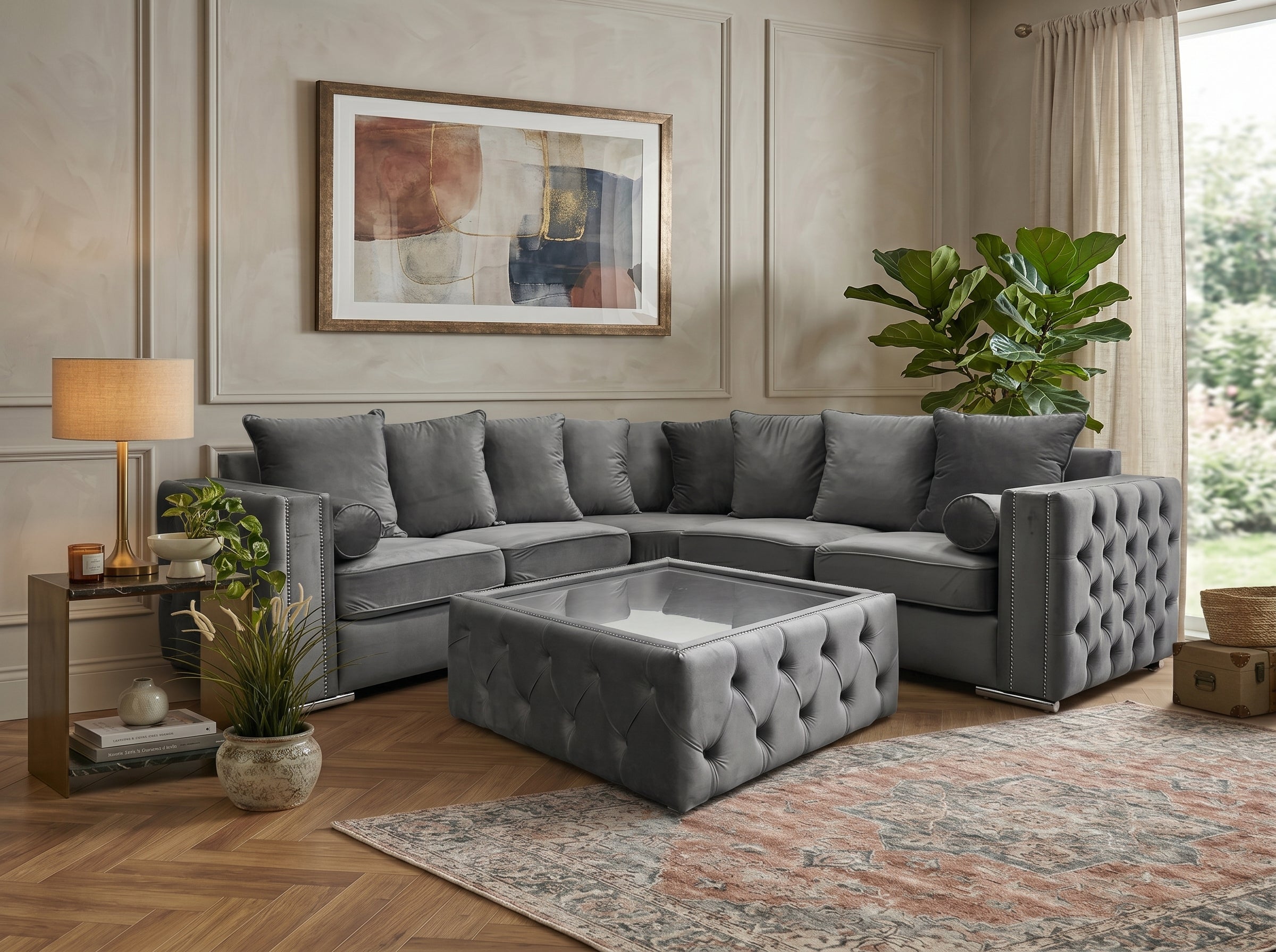 The Alaska Ruby Sofa