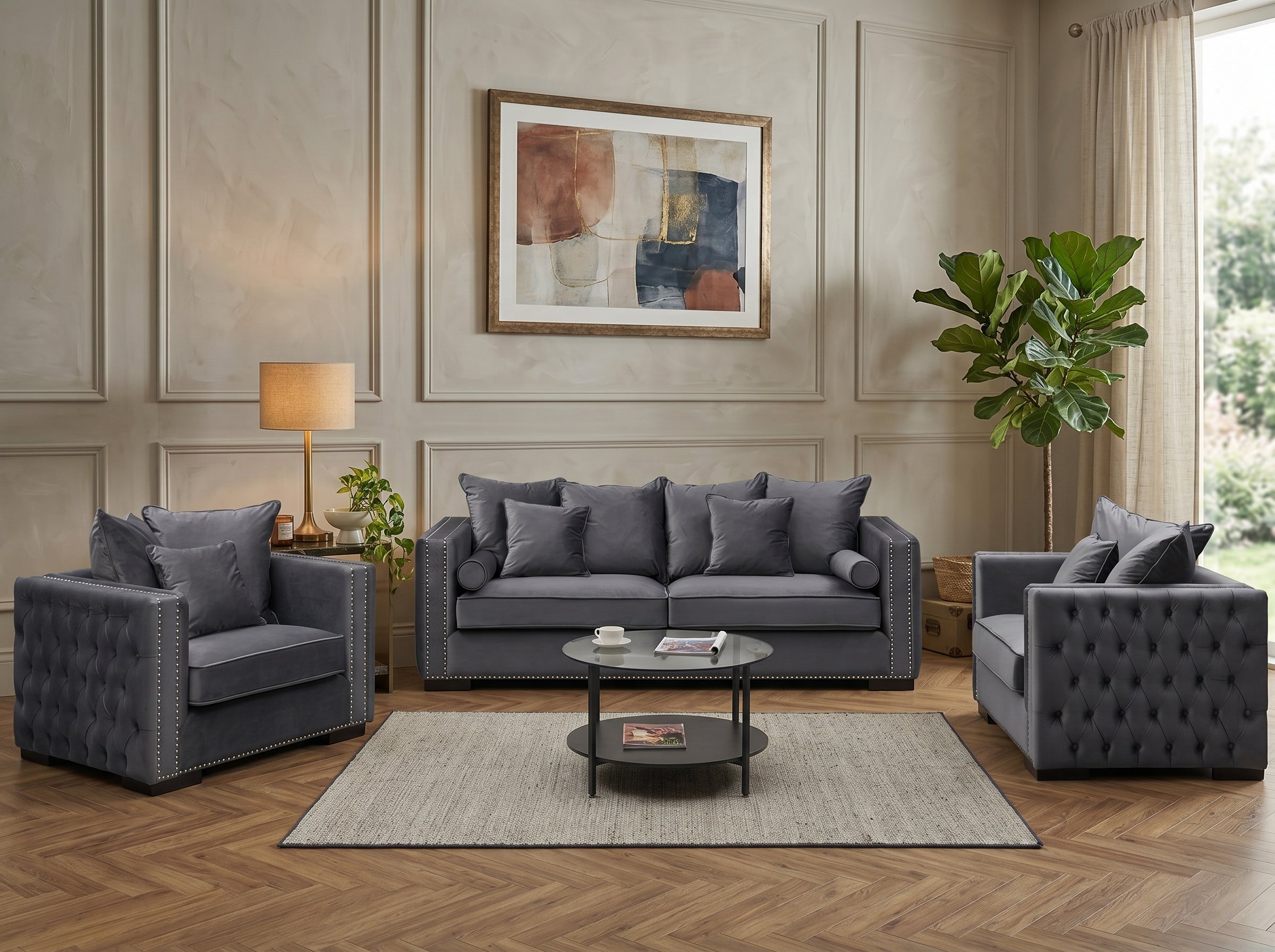The Alaska Ruby Sofa