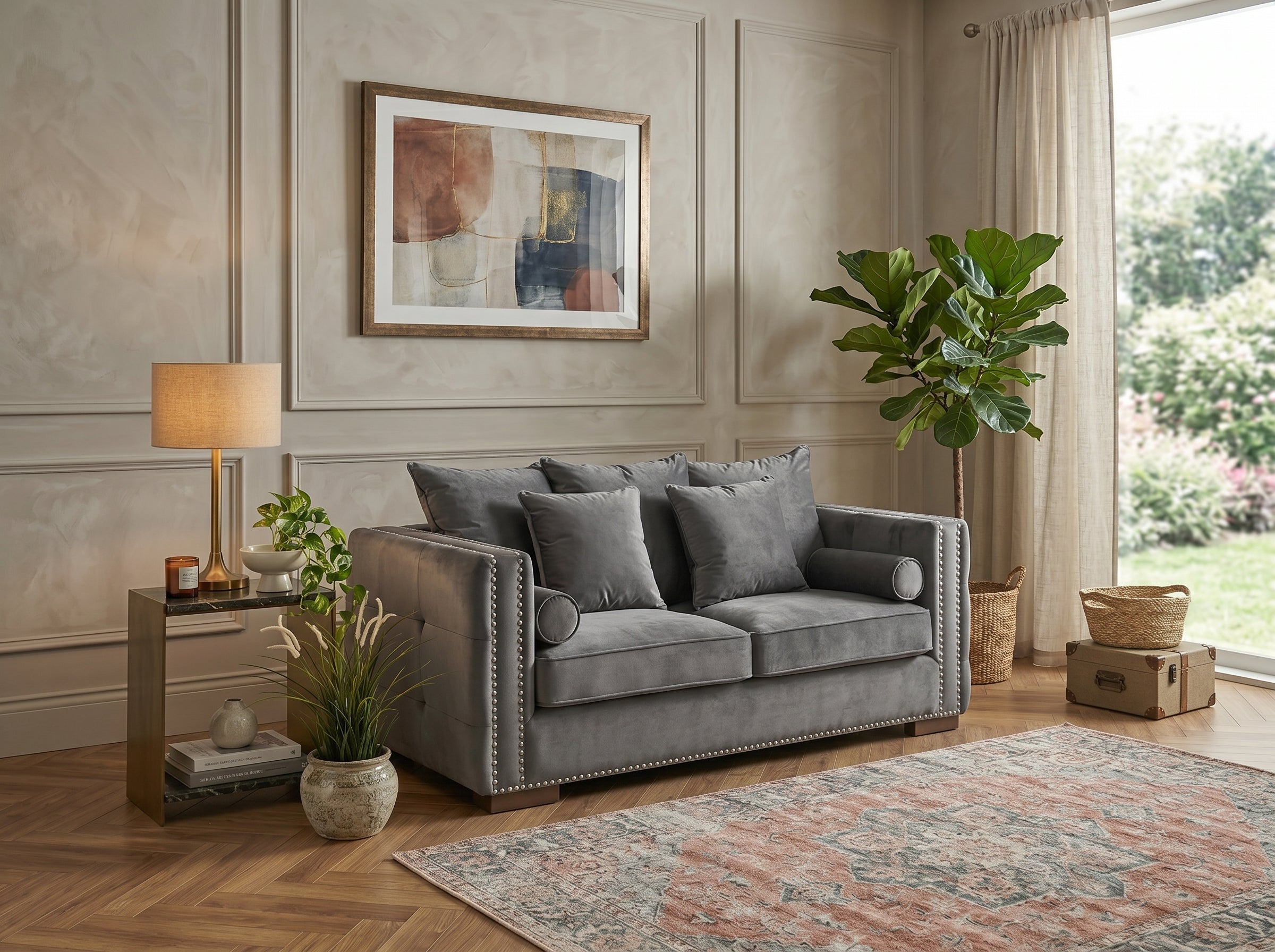 The Alaska Ruby Sofa