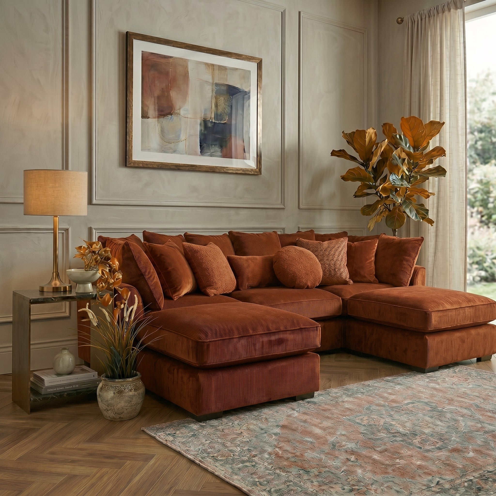 The BISHOPE  U-Shaped Sofa