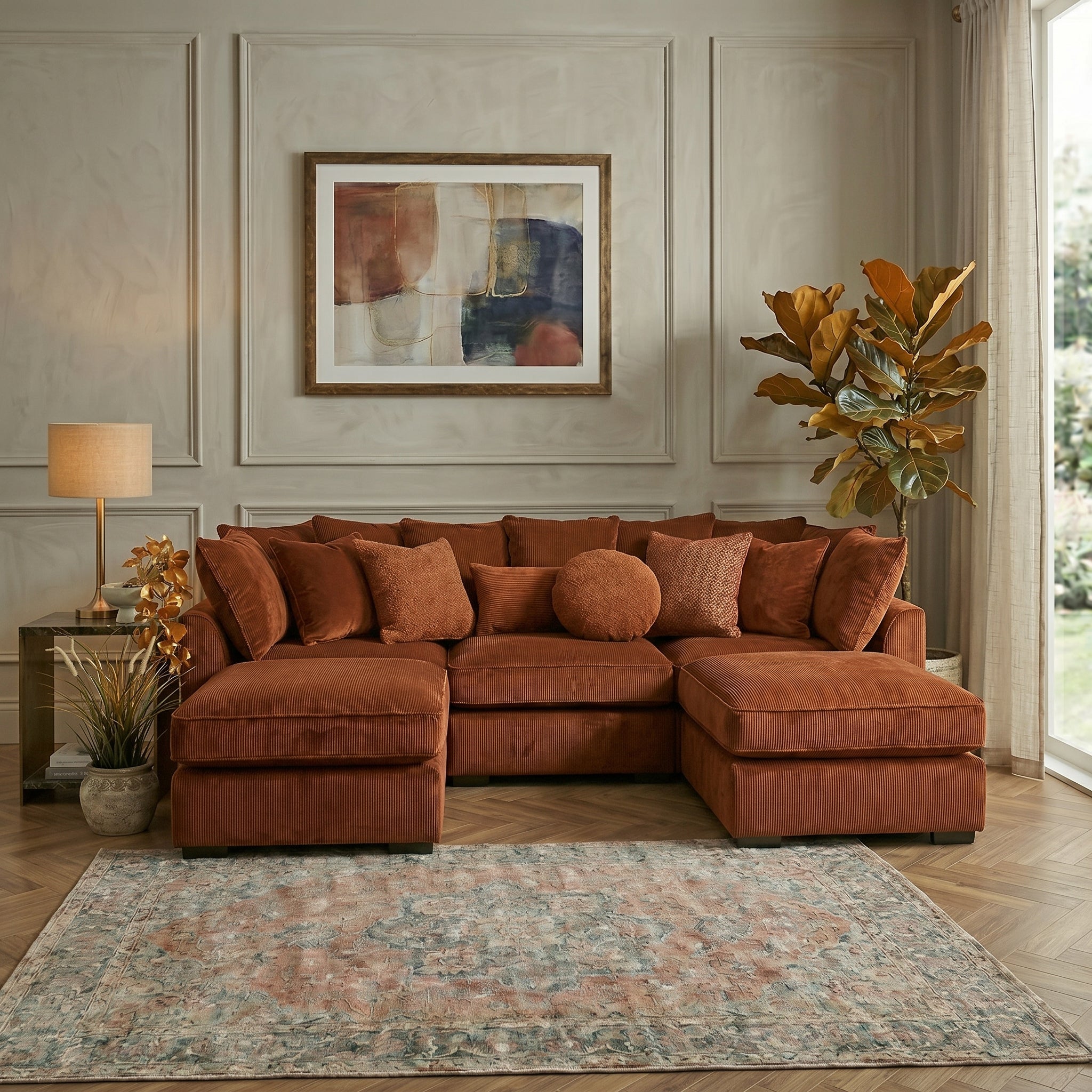 The BISHOPE  U-Shaped Sofa