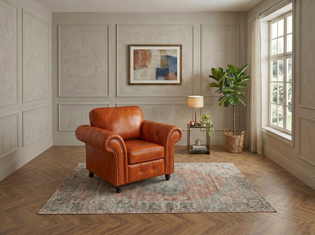 Oakland Tan Suede Sofa Set